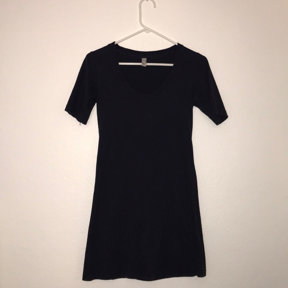 American Apparel scoop neck tshirt dress